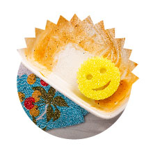 dish scrubber bathroom sponge household essentials bleach tool extra thick scraper silicone soap